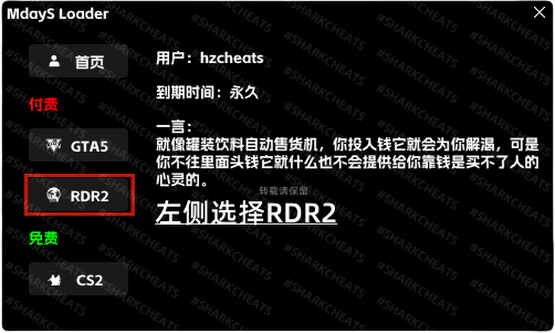 注入登录界面