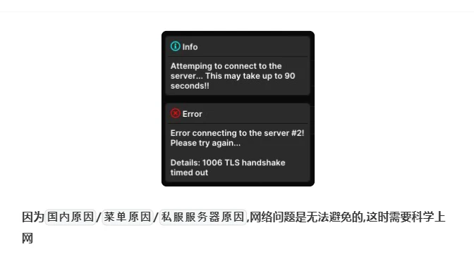 错误提示